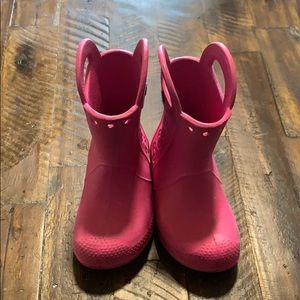 Crocs c9 Rain boots (pink)